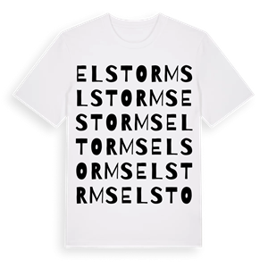els Torms ordlek t-shirt – ekologisk bomull t-shirt från Pinshirt