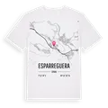 Esparreguera karta t-shirt