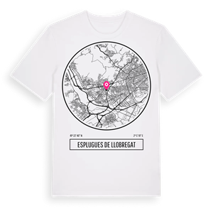 Esplugues de Llobregat t-shirt – ekologisk bomull t-shirt från Pinshirt