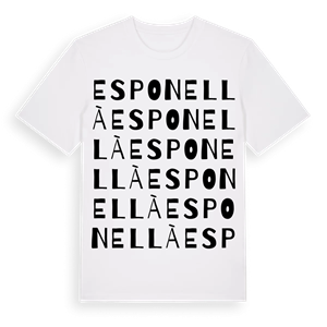Esponellà ordlek t-shirt – ekologisk bomull t-shirt från Pinshirt