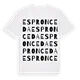 Espronceda ordlek t-shirt