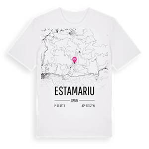Estamariu karta t-shirt – ekologisk bomull t-shirt från Pinshirt