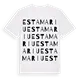 Estamariu ordlek t-shirt