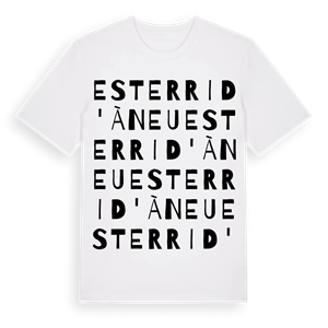 Esterri d'Àneu ordlek t-shirt – ekologisk bomull t-shirt från Pinshirt