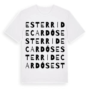 Esterri de Cardós ordlek t-shirt – ekologisk bomull t-shirt från Pinshirt
