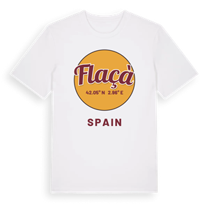 Flaçà cirkel t-shirt – ekologisk bomull t-shirt från Pinshirt