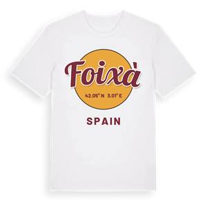 Foixà cirkel t-shirt – ekologisk bomull t-shirt från Pinshirt