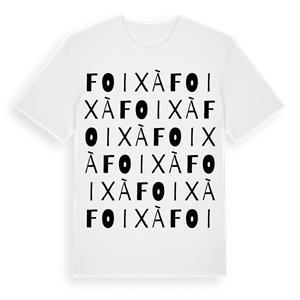 Foixà ordlek t-shirt – ekologisk bomull t-shirt från Pinshirt