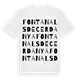 Fontanals de Cerdanya ordlek t-shirt