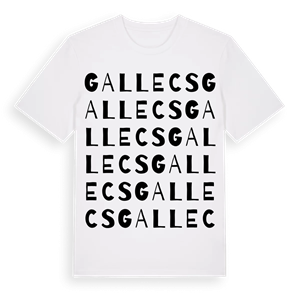Gallecs ordlek t-shirt – ekologisk bomull t-shirt från Pinshirt