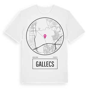 Gallecs t-shirt – ekologisk bomull t-shirt från Pinshirt