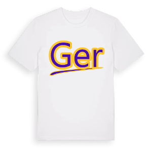Ger baseball t-shirt – ekologisk bomull t-shirt från Pinshirt