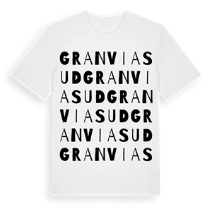 Granvia Sud ordlek t-shirt – ekologisk bomull t-shirt från Pinshirt