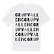 Grup Vallenc ordlek t-shirt