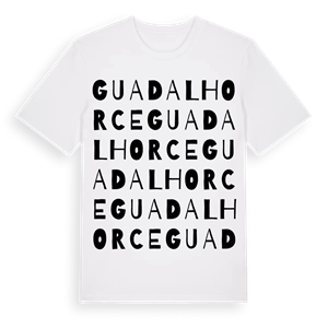 Guadalhorce ordlek t-shirt – ekologisk bomull t-shirt från Pinshirt
