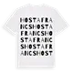 Hostafrancs ordlek t-shirt