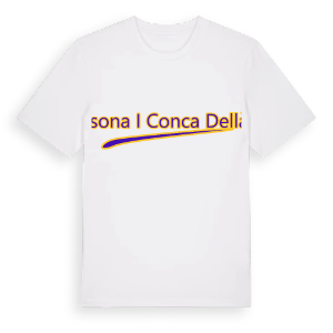 Isona i Conca Dellà baseball t-shirt – ekologisk bomull t-shirt från Pinshirt