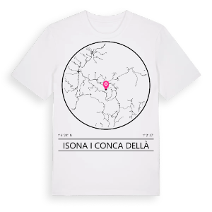 Isona i Conca Dellà t-shirt – ekologisk bomull t-shirt från Pinshirt