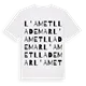 l'Ametlla de Mar ordlek t-shirt