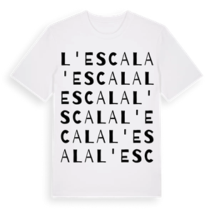 l'Escala ordlek t-shirt – ekologisk bomull t-shirt från Pinshirt