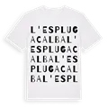 l'Espluga Calba ordlek t-shirt