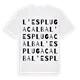 l'Espluga Calba ordlek t-shirt