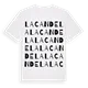 la Candela ordlek t-shirt