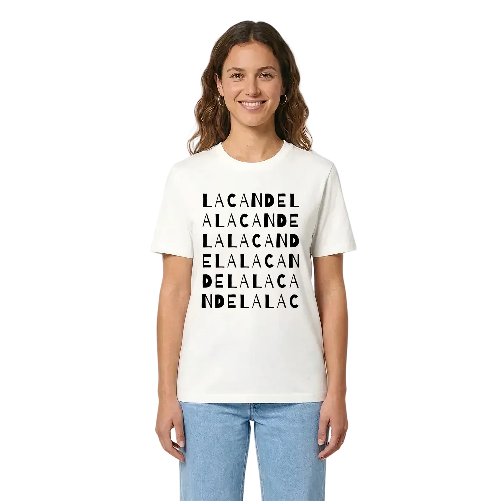 la Candela ordlek t-shirt – White, i miljö