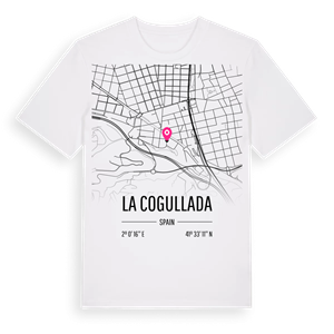 la Cogullada karta t-shirt – ekologisk bomull t-shirt från Pinshirt