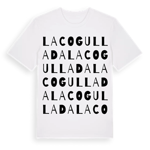 la Cogullada ordlek t-shirt – ekologisk bomull t-shirt från Pinshirt