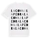 la Coma i la Pedra ordlek t-shirt