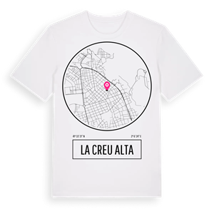 la Creu Alta t-shirt – ekologisk bomull t-shirt från Pinshirt