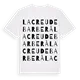 la Creu de Barberà ordlek t-shirt