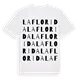 la Florida ordlek t-shirt