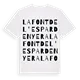 la Font de l'Espardenyera ordlek t-shirt
