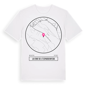 la Font de l'Espardenyera t-shirt – ekologisk bomull t-shirt från Pinshirt