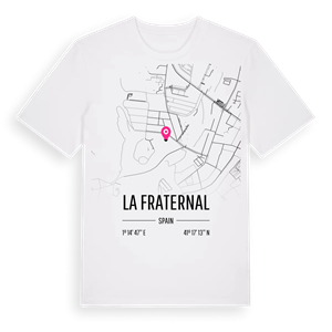 la Fraternal karta t-shirt – ekologisk bomull t-shirt från Pinshirt