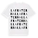 la Fraternal ordlek t-shirt