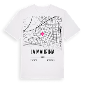 la Maurina karta t-shirt – ekologisk bomull t-shirt från Pinshirt