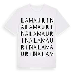 la Maurina ordlek t-shirt – ekologisk bomull t-shirt från Pinshirt