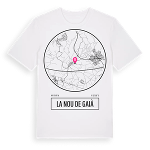 la Nou de Gaià t-shirt – ekologisk bomull t-shirt från Pinshirt