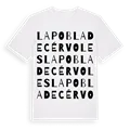 la Pobla de Cérvoles ordlek t-shirt