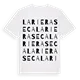 la Riera Seca ordlek t-shirt