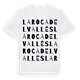 la Roca del Vallès ordlek t-shirt
