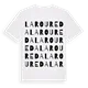 la Roureda ordlek t-shirt