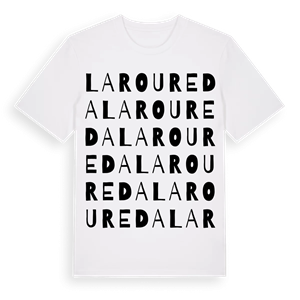 la Roureda ordlek t-shirt – ekologisk bomull t-shirt från Pinshirt