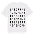 la Serra d'en Camaró ordlek t-shirt