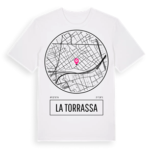 la Torrassa t-shirt – ekologisk bomull t-shirt från Pinshirt