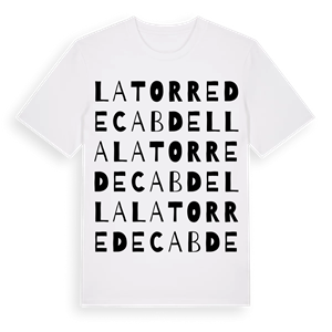 la Torre de Cabdella ordlek t-shirt – ekologisk bomull t-shirt från Pinshirt