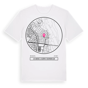 les Arenes, la Grípia i Can Montllor t-shirt – ekologisk bomull t-shirt från Pinshirt